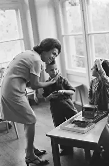 Adolescents: Visit of F.Dib to USSR