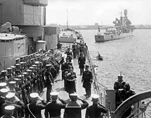 Karlsruhe: Visit of Japanese marines to Germany, 1937
