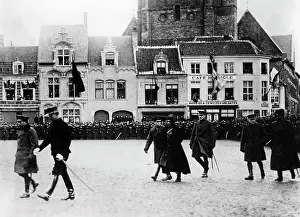 Saxe: Visit of King George V in Belgium