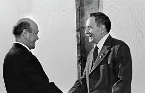 Mongolia: Visit of M. Dugersuren to USSR