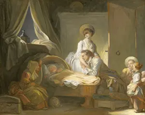 Jean Honoré: The Visit to the Nursery