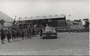 Guiding: Visit of Queen Mother to Gibraltar