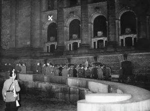 Entered: Visit to the scene of the crime in the burnt out Reichstag