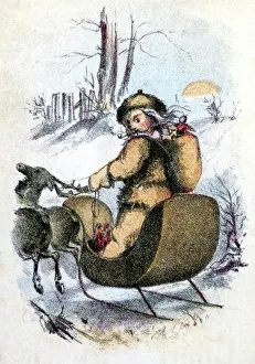 Prang: A Visit from St. Nicholas, The Night Before Christmas, 1864