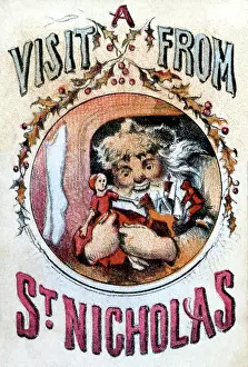 Prang: A Visit from St. Nicholas, The Night Before Christmas, 1864