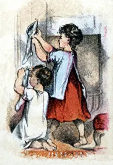 Sibling: A Visit from St. Nicholas, The Night Before Christmas, 1864