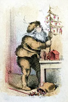 Prang: A Visit from St. Nicholas, The Night Before Christmas, 1864