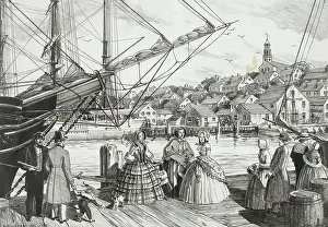 Nantucket: A visit to the wharf, Nantucket