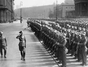 Wiener: Visit of the Wiener Bataillon in Vienna, 1938