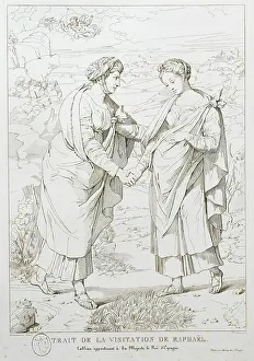 Trait: The Visitation, after Raphael
