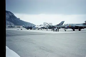 Aew.2: Visiting aircraft apron at Gibraltar