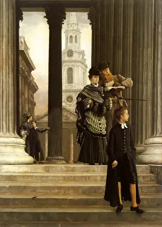 Smoky: Visiting London, by Tissot