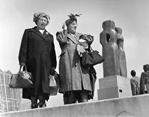 Hepworth: Two visitors to the Festival of Britain