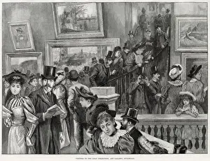 Mar21: Visitors to the Guildhall Art Gallery