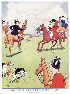 Foxhounds: The Visitors Who Told the Master Off by H. M. Bateman