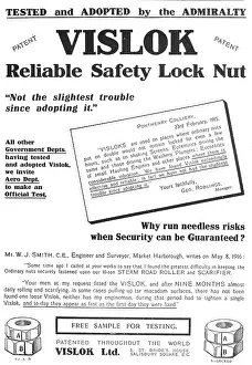 Fasteners: Vislok Safety Lock Nuts
