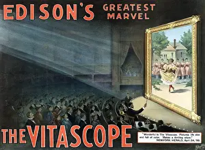 Vitascope: Vitascope, an early motion picture projector, ?