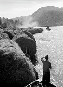 Haystacks: Vitim River in Irkutsk Region