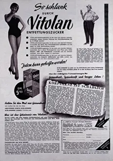 Slimming: Vitolan slimming and diet aid advert