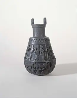Libation: Vitule vase for libations