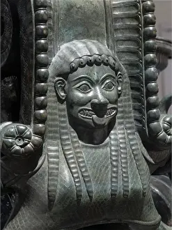 Banquet: Vix vase, Musee du Pays Chatillonnais, Chatillon-sur-Seine, Burgundy, France
