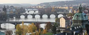 Median: Vltava river, Prague, Czech Republic