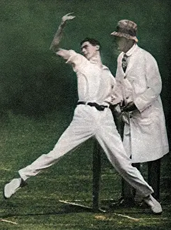 Bowlers: Bill Voce, Nottinghamshire and England Cricketer