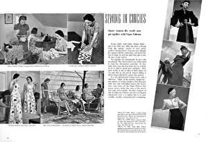Vogue: Vogue sewing circles, 1938