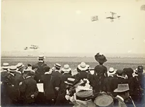Biplanes: Voison biplanes at Reims in August 1909