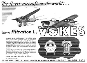Vokes: Vokes Air Filters For Aero Engines
