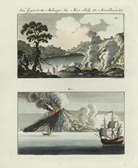 Fumarole: Volcanic activity in Italy, 18th century