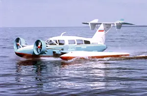 Simplified: Volga-2 wing-in-ground-effect craft, 1993