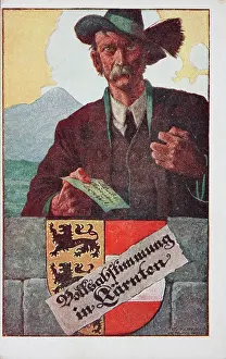 Goth: 'Volksabstimmung in Krnten'. Colored