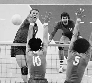 Volley-ball match between CSKA and Dynamo - Kiev, 1981