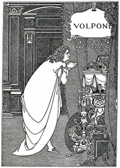 Lust: Volpone by Aubrey Beardsley