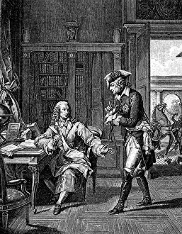 Jeune: Voltaire, 21.11.1694 - 30.5.1778, French philosopher