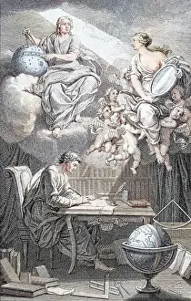 Elements: Voltaire and Chatelet, Philosophy of Newton, Frontispiece