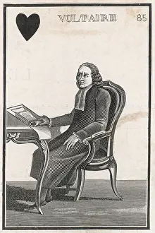 Voltaire: Voltaire playing card