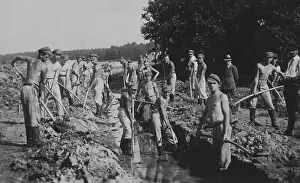 Drainage: Voluntary labor service, 1932