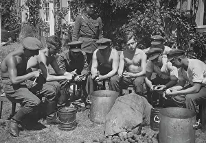 Potatoes: Voluntary labor service, 1933