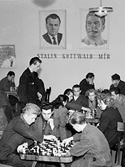 Josif: Volunteers - chess - iron works - construction