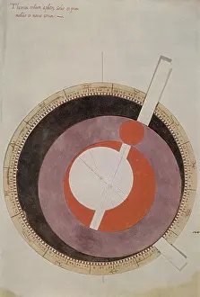 Geocentric: Volvelle Showing Ptolemaic System