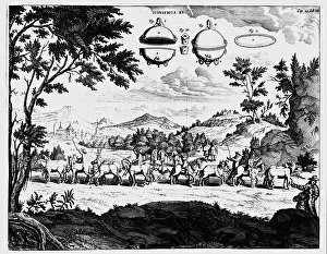 Vacuum: Von Guericke's demonstration of power of vacuum