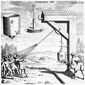 Efforts: Von Guericke's demonstration of the strength of