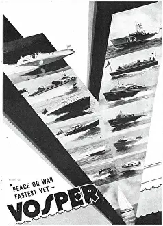 Vosper: Vosper. Peace Or War Fastest Yet