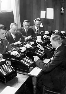 Ballot: Votes are being counted, 1932
