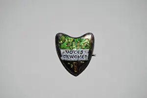 Ernestine: Votes for Women Badge by Ernestine Mills