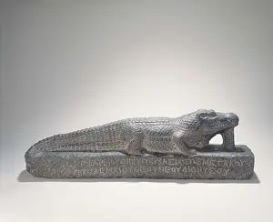 Votive: Votive monument crocodile-shaped