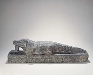 Votive: Votive monument crocodile-shaped