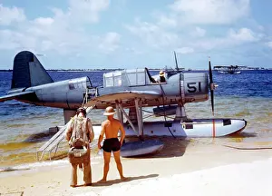 Catapulted: Vought OS2U-3 Kingfisher-designed as a scout to be cata